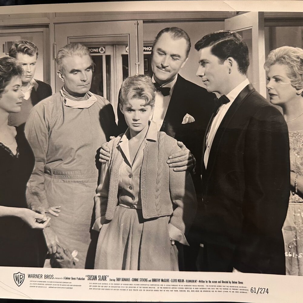 Vintage 1961 Susan Slade Movie Still Connie Stevens Bert Convy Hospital Photo
